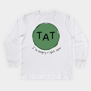 i'm so sad right now Kids Long Sleeve T-Shirt